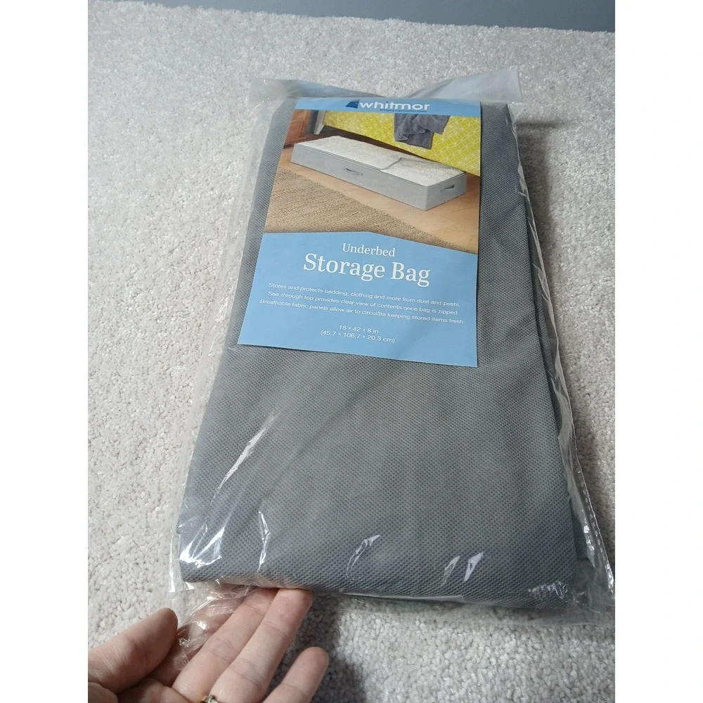 Whitmor Underbed STORAGE BAG 18x42x8